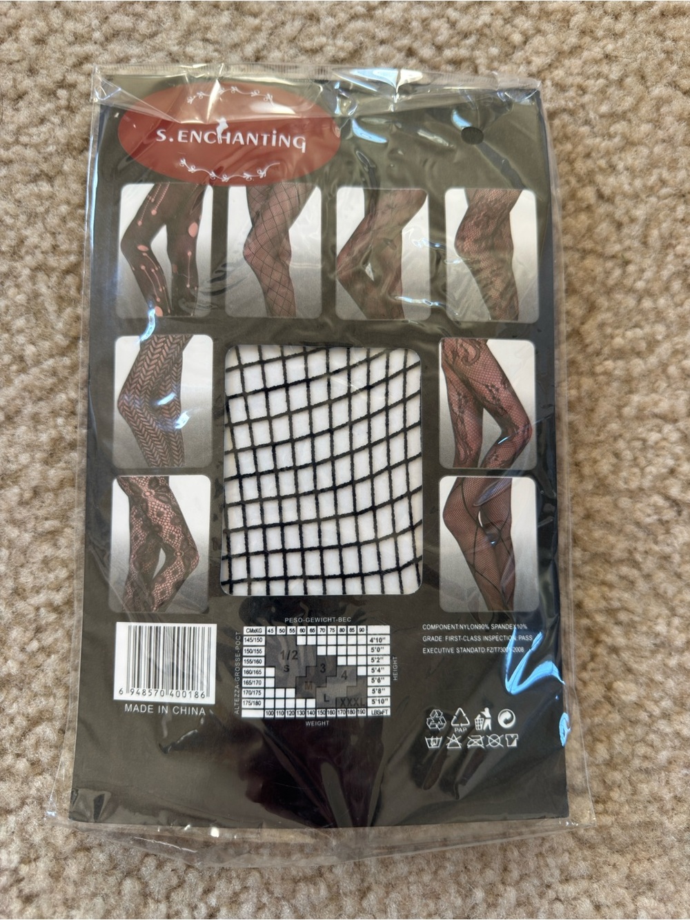 Black Fishnet Stockings - Women's Hosiery
